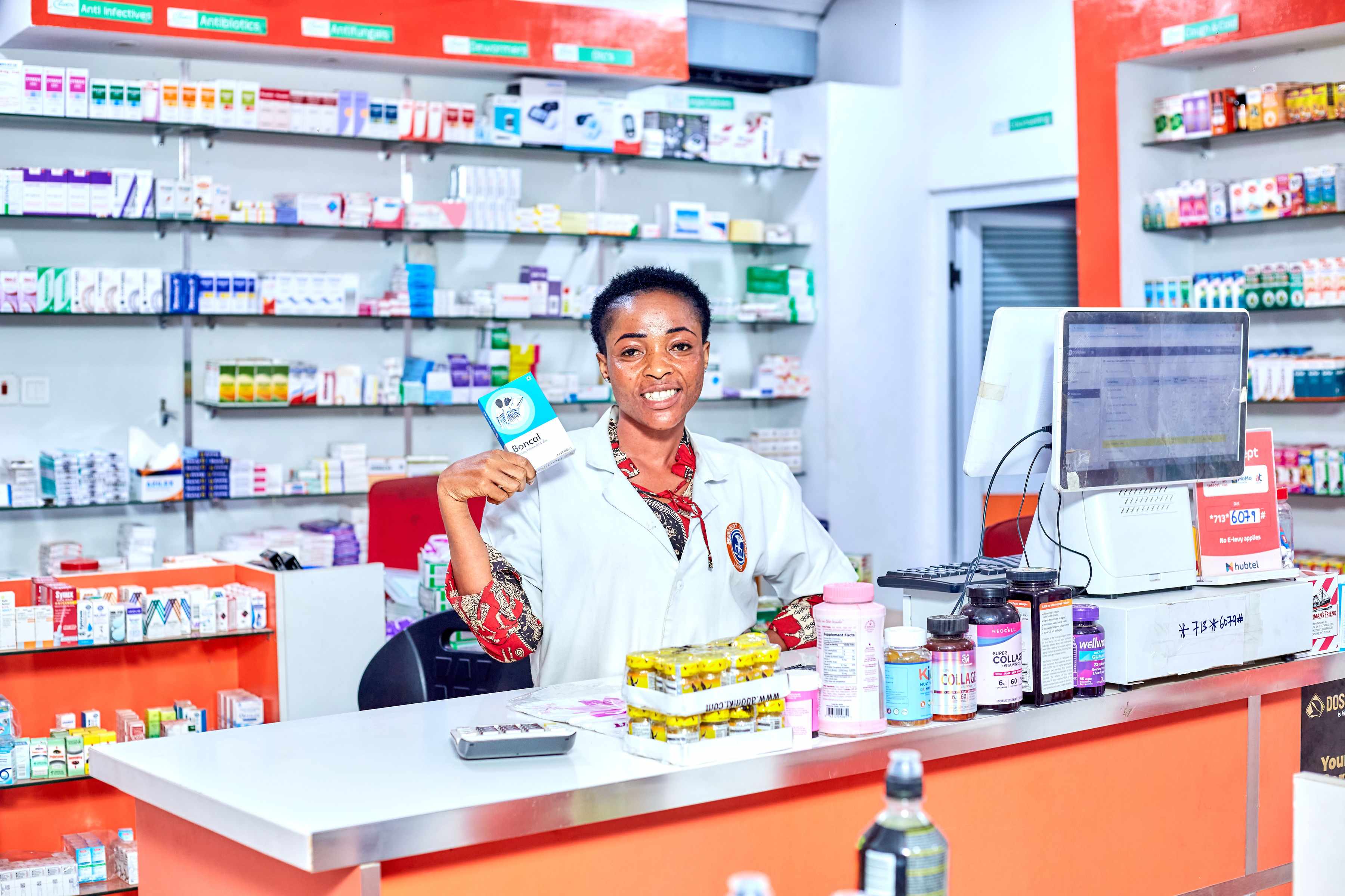 Professional pharmacy team