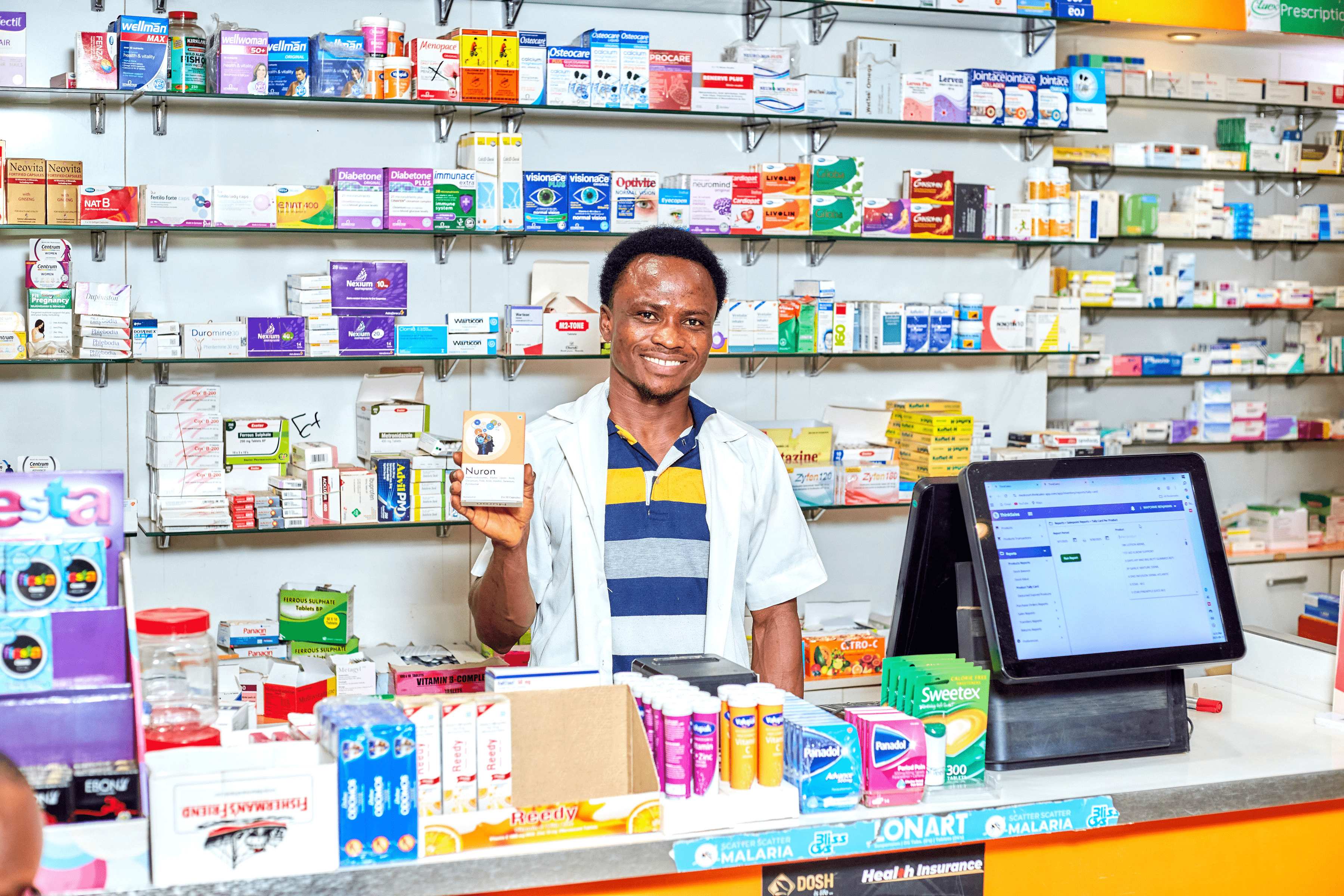 Professional pharmacy team